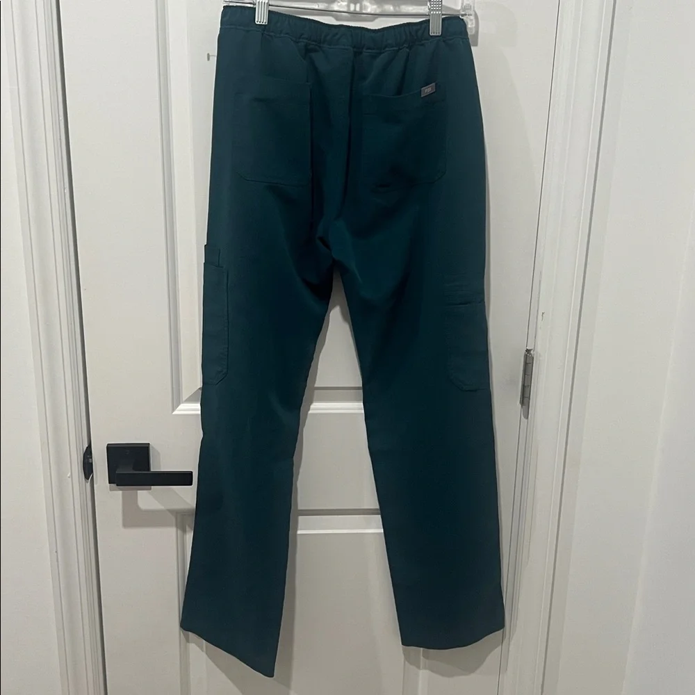 Figs Men's Dark Teal Joggers with Teal Drawstring